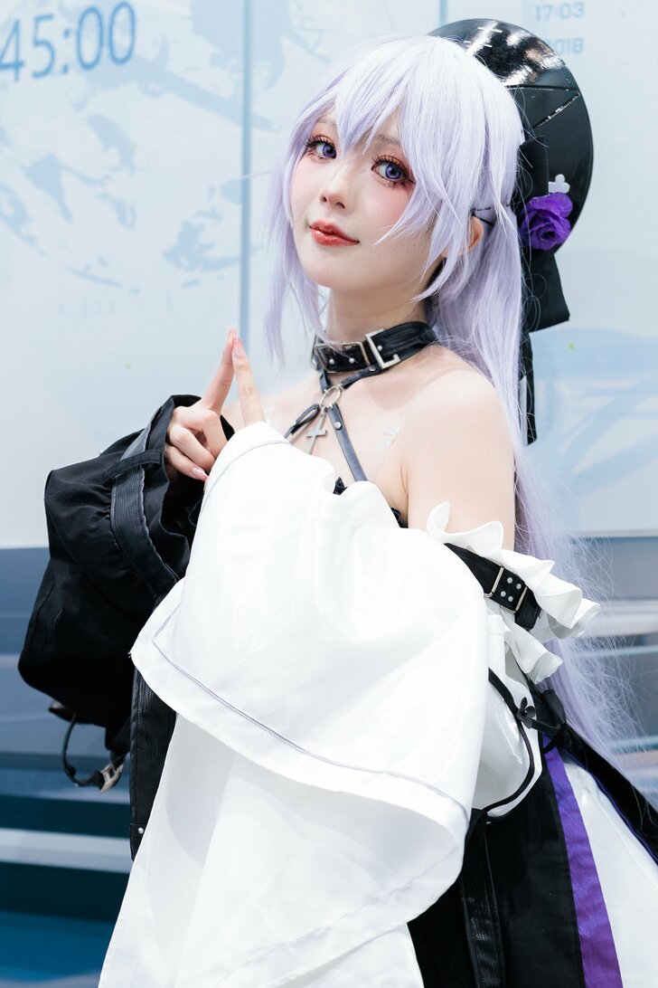 中国からコミケ参加の人気コスプレイヤー・絲言さん『エーテルゲイザー』闇星・ヘルのコスプレを披露の画像004