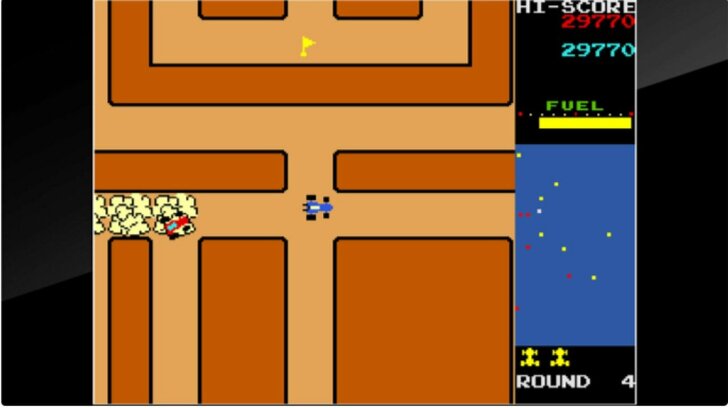 『アーケードアーカイブス』で配信開始！ ナムコ産“超絶難易度”ゲーセンゲーム『ラリーX』は死んでマップを覚える「やり込みゲー」だったの画像003