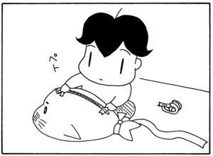 【無料漫画】毎日配信！少年アシベ（37）「イエティが来る」森下裕美／キュートなゴマフアザラシの“ゴマちゃん”をめぐる名作ギャグ4コマ 23