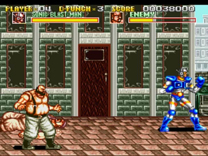 「ダサさが魅力」ゲーセンのパンチングマシン『ソニックブラストマン』のスーファミ版を知ってる？の画像002