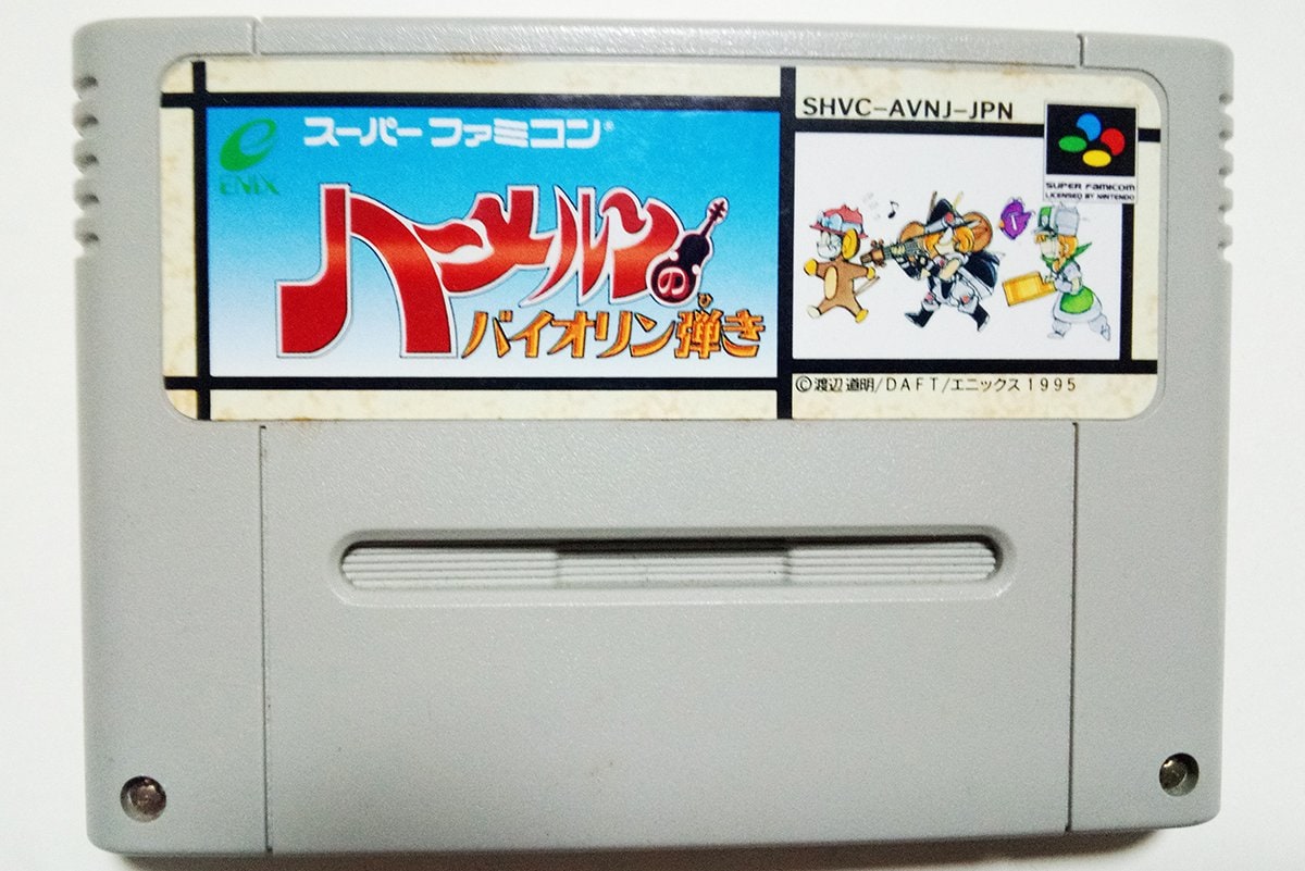 箱・説明書付」SFC スーパーファミコン ハーメルンのバイオリン弾き 