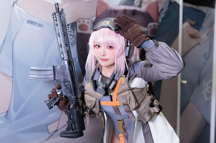 3D近未来美少女シューティングRPG『スノウブレイク』コスプレイヤーあまにさん＆ねねさん＆ウミミさんがキャラに変身の画像001