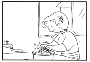 【無料漫画】かりあげクン（2017回）毎日2回配信！「ハンカチ」気がきくと思ったのに…／植田まさし 3