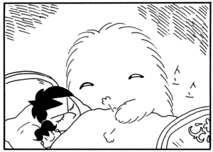【無料漫画】毎日配信!少年アシベ(131)「パパとママ」森下裕美/キュートなゴマフアザラシの“ゴマちゃん”をめぐる名作ギャグ4コマ 4