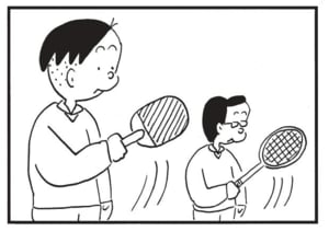 【無料漫画】かりあげクン（1811回）毎日2回配信！「混合ダブルス」組み分けであぶれた結果…／植田まさし 4