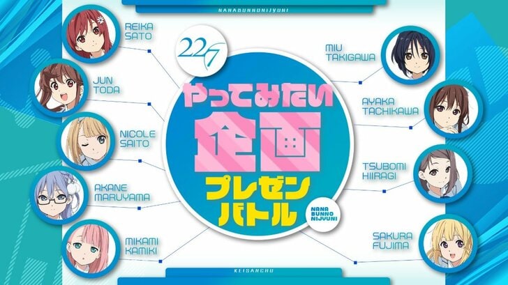三四郎とバーチャルアイドルによる『22/7 計算中』は“異例ずくめ”のバラエティ？の画像002