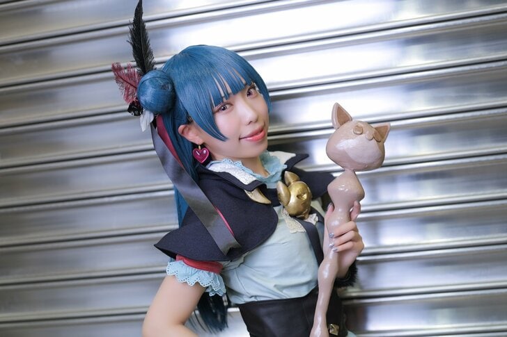 『AnimeJapan 2023』元アイドル・雨宮れいなさん、ラブライブスピンオフ『幻日のヨハネ』手作り衣装でコスプレ参戦「杖だけで１週間」の画像002