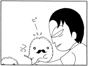 【無料漫画】毎日配信!少年アシベ(151)「イエティの決心」森下裕美/キュートなゴマフアザラシの“ゴマちゃん”をめぐる名作ギャグ4コマ 4