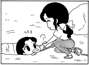 【無料漫画】毎日配信！少年アシベ（55）「アドベンチャー・ファミリー」森下裕美／キュートなゴマフアザラシの“ゴマちゃん”をめぐる名作ギャグ4コマ 18