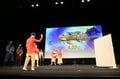 忍者しんのすけが川栄李奈＆ハライチとステージで大暴れ！『クレヨンしんちゃん もののけニンジャ珍風伝』完成披露試写会レポートの画像014