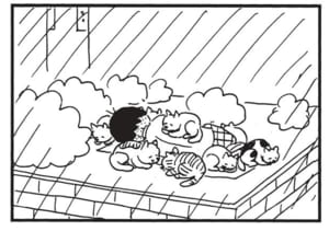 【無料漫画】かりあげクン(1859回)毎日2回配信!「冬の酔っぱらい」寒い夜、快適に野宿する方法/植田まさし 4