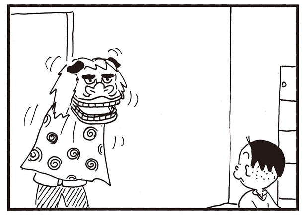 【無料漫画】かりあげクン（1908回）毎日2回配信！「獅子舞い」冬の風物詩にまでイタズラ!?／植田まさし 
