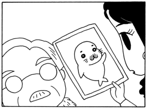 【無料漫画】毎日配信!少年アシベ(36)「一枚の写真」森下裕美/キュートなゴマフアザラシの“ゴマちゃん”をめぐる名作ギャグ4コマ 16