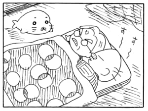 【無料漫画】毎日配信！少年アシベ（226）謎の対抗意識「ライバル」キュートな“ゴマちゃん”をめぐる名作4コマ／森下裕美 13