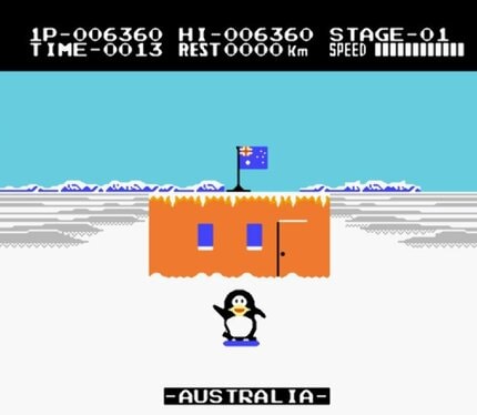 ファミコン版『けっきょく南極大冒険』35周年！ 疾走するペンギンに 