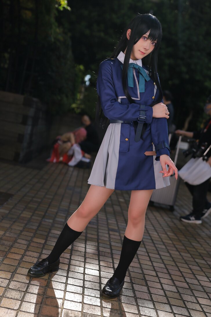 コスプレイヤー・雨晴ゆずかさん＆望月うかるさん『リコリス・リコイル』千束＆たきな披露！“併せ”をしたキッカケは「SMARTQueen撮影会」の画像007