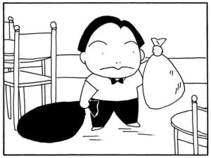 【無料漫画】毎日配信！少年アシベ（139）「チョコレートとゴマちゃん」森下裕美／キュートなゴマフアザラシの“ゴマちゃん”をめぐる名作ギャグ4コマ 4
